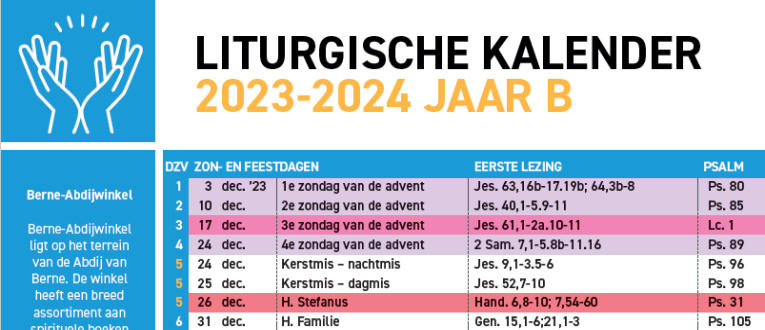 Liturgische Kalender 2023-24